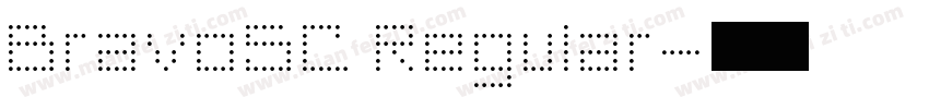 BravoSC Regular字体转换